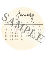 Monthly Calendar- File