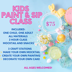 Kids Sip & Paint Class