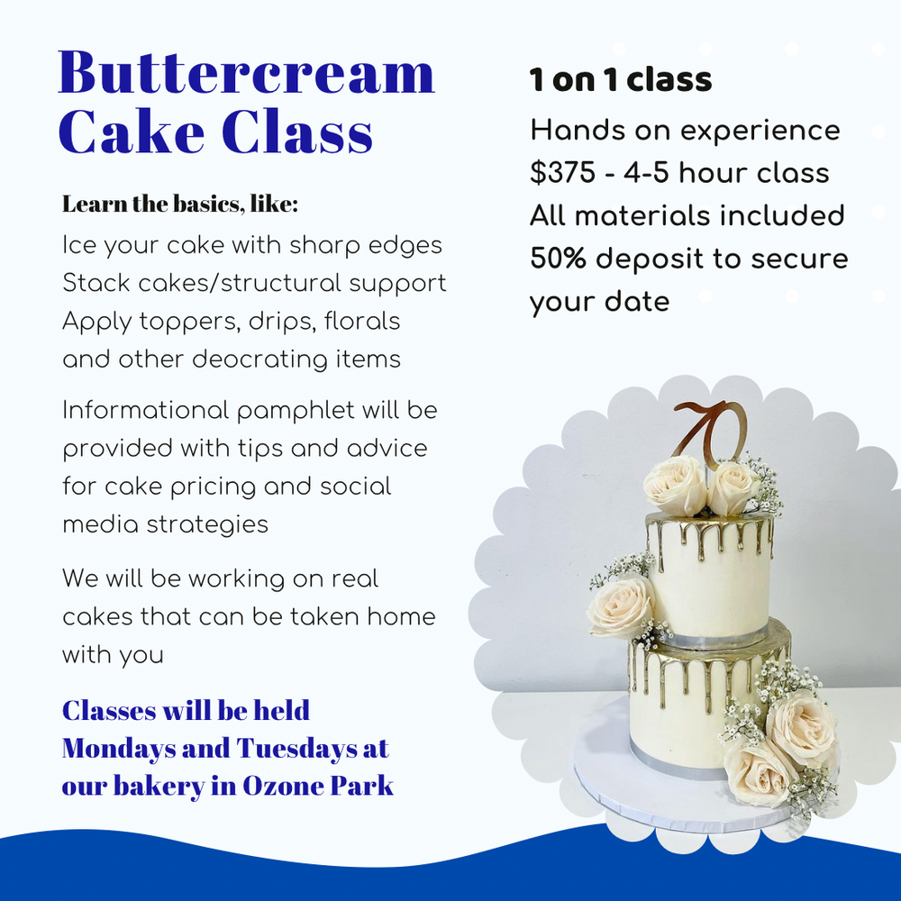 Buttercream Cake Class