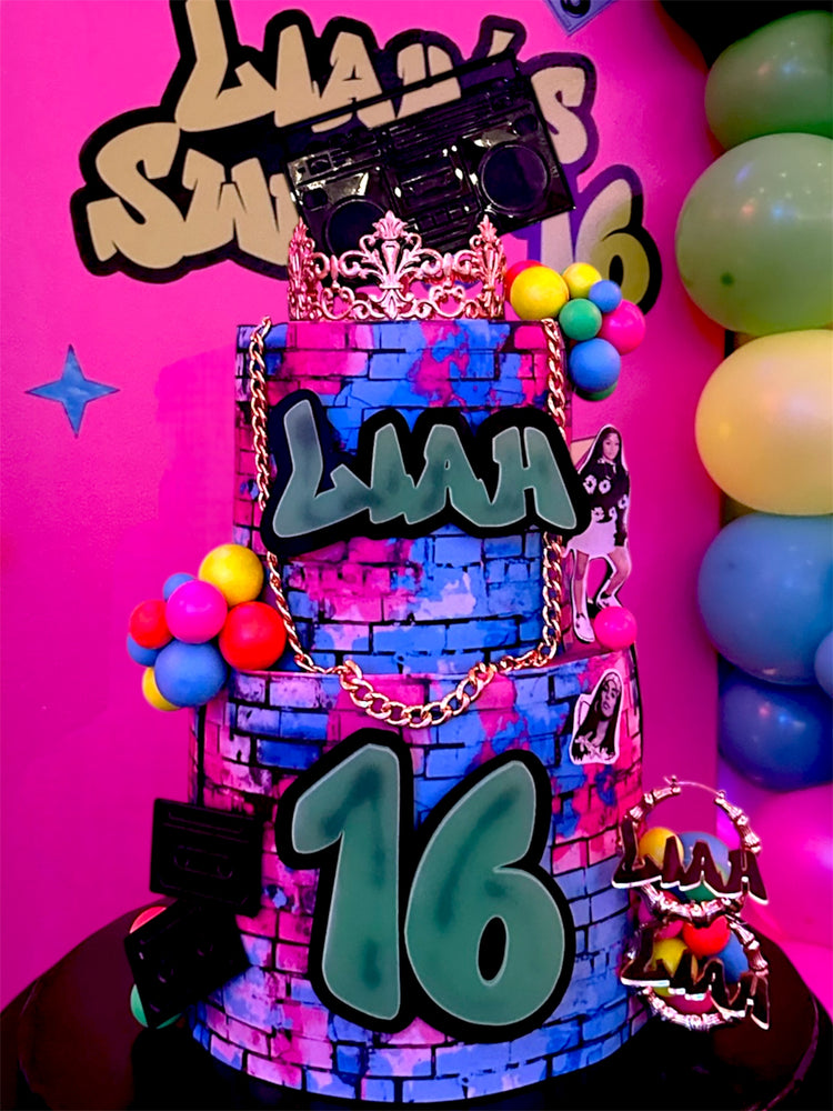 GOLD PACKAGE - 2 Tier Cake with 3 dozen treats